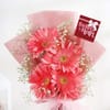 Buy Girlfriend's Day Pink Gerberas Bouquet