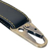 Buy Glamorous Vegan Leather Wallet And Keychain Combo - Black