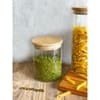 Glass Jar With Bamboo Lid - Single Piece Online