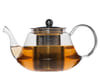 Gift Glass Tea Pot With Stainless Steel Filter And Lid - Induction Friendly - 1000ml