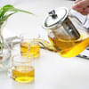 Shop Glass Tea Pot With Stainless Steel Filter And Lid - Induction Friendly - 1000ml