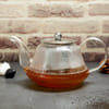 Glass Tea Pot With Stainless Steel Filter And Lid - Induction Friendly - 1000ml Online