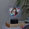 Shop Glowing Hug Black Base LED Lamp For Mom