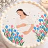 Gift Glowing Mother-to-Be Cake
