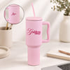 Goddess Energy Personalized Pink Tumbler