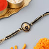 Gold And Black Meena Tirupathi Rakhi Online