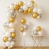 Gold And Silver Luxe Balloon Arrangement Online
