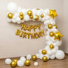 Shop Gold And White Birthday Balloon Decor