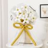 Gift Gold And White Floral Balloon Bouquet