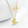 Gift Gold Butterfly Pendant Necklace