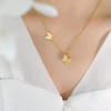 Buy Gold Butterfly Pendant Necklace for Valentine's Day