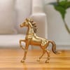 Gift Gold Finish Aluminium Horse Figurine