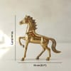 Buy Gold Finish Aluminium Horse Figurine