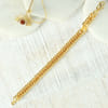 Buy Gold Finish Men's Chain Bracelet