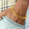 Gold Finish Men's Chain Bracelet Online