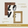 Buy Gold Finish Metal Hammered Photo Frame