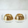 Buy Gold Hammered Metal Tealight Holder Set