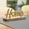 Gift Gold Home Word Decor Accent