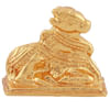 Gift Gold Plated Lord Nandi Idol