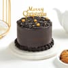 Gift Golden Accent Chocolate Christmas Cake (300 Gm)
