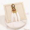 Shop Golden and White Feather Lumba Rakhi