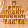 Buy Golden Beer Pong Party Cups Set - 20 Pcs