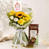 Golden Blooms and Sweets Combo For Daughters