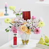 Golden Bow Floral Arrangement Online