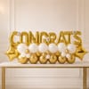 Gift Golden Congrats Balloon Arrangement