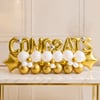 Golden Congrats Balloon Bouquet