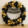 Golden Elegance New Year Ring Balloon Decor Online