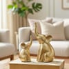 Gift Golden Elephant Figurine - Set of 2