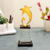 Buy Golden Event Trophy - Customized with Company Name & Message