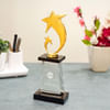 Gift Golden Event Trophy - Customized with Logo & Company Name