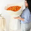 Buy Golden Flame Bouquet - 100 Orange Roses