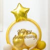 Gift Golden Glow Anniversary Balloon Arrangement