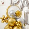 Buy Golden Glow Father's Day Balloon Arrangement