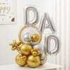 Golden Glow Father's Day Balloon Arrangement