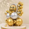 Buy Golden Happy Birthday Balloon Bouquet