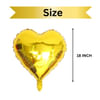 Shop Golden Heart Foil Balloons - Set Of 4
