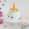 Buy Golden Horn Floral Unicorn Cake (1 Kg)