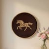 Gift Golden Horse Wall Plate