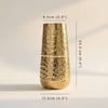 Gift Golden Metal Flower Vase
