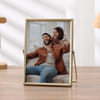 Gift Golden Metal Personalized Photo Frame