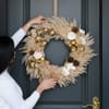 Golden Pampas Wreath Online