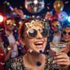 Gift Golden Party Goggle