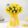 Golden Petal Bouquet For Friendship Day
