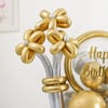 Buy Golden Silver Birthday Balloon Arrangement