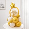 Gift Golden Star Balloon Arrangement For Teachers