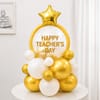 Golden Star Balloon Arrangement For Teachers